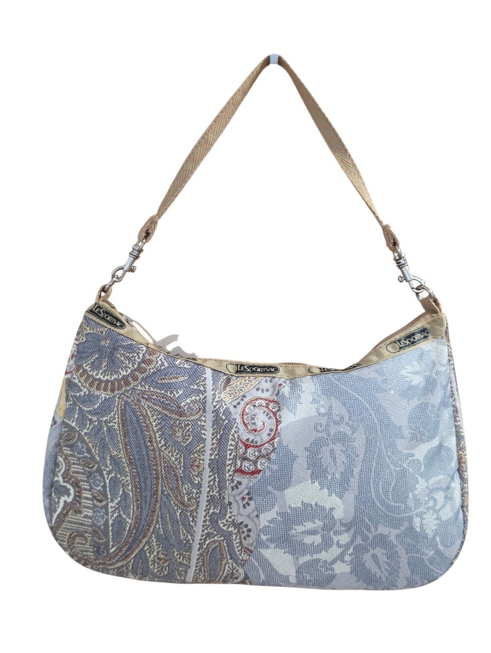 NWT LeSportsac Niki Paisley Park Tapestry Print Shoulder Bag Shoulder Purse